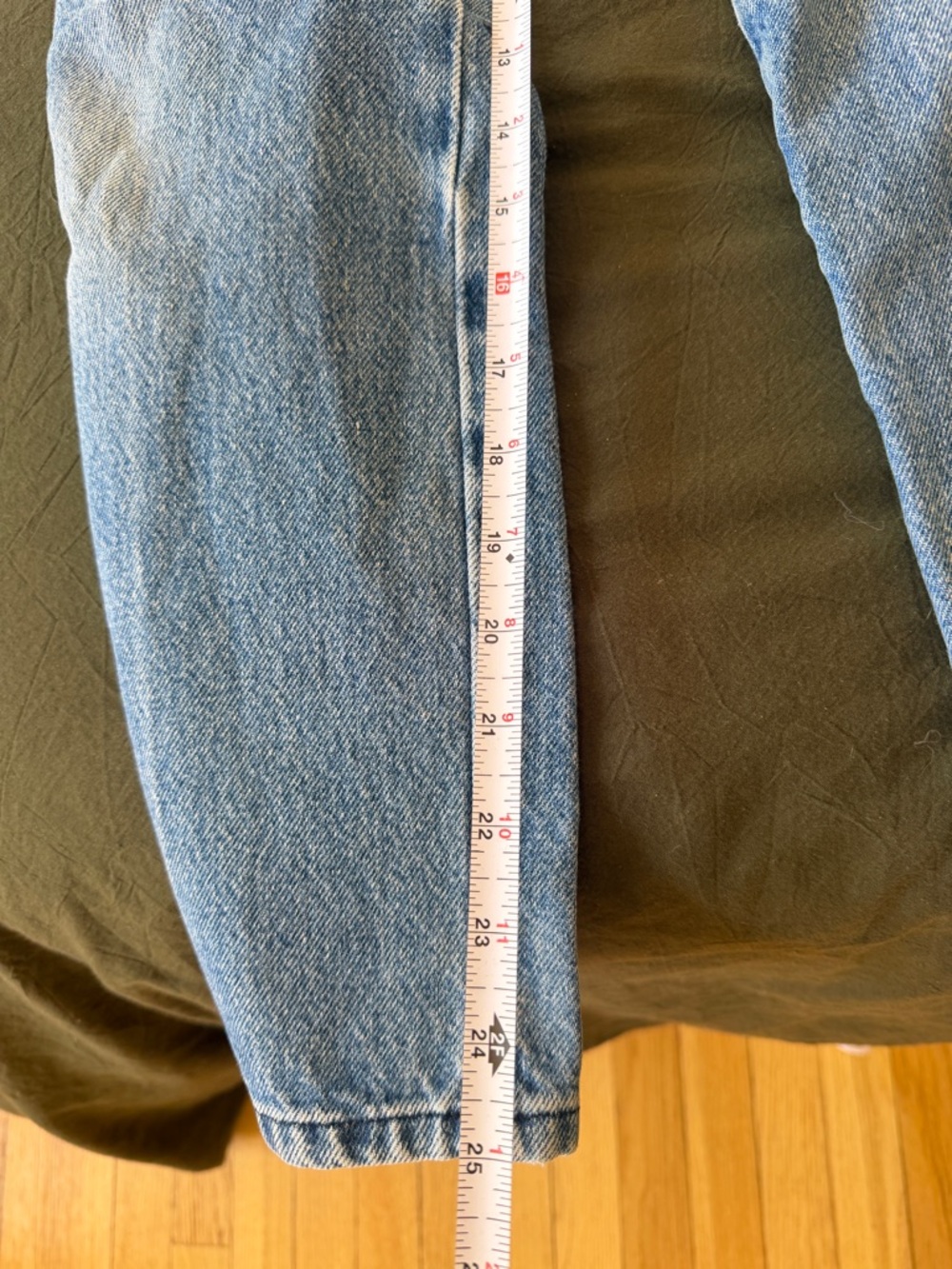 Vintage Rockies western high waist Classic Straight-Leg Blue Jeans - Picture 8 of 8